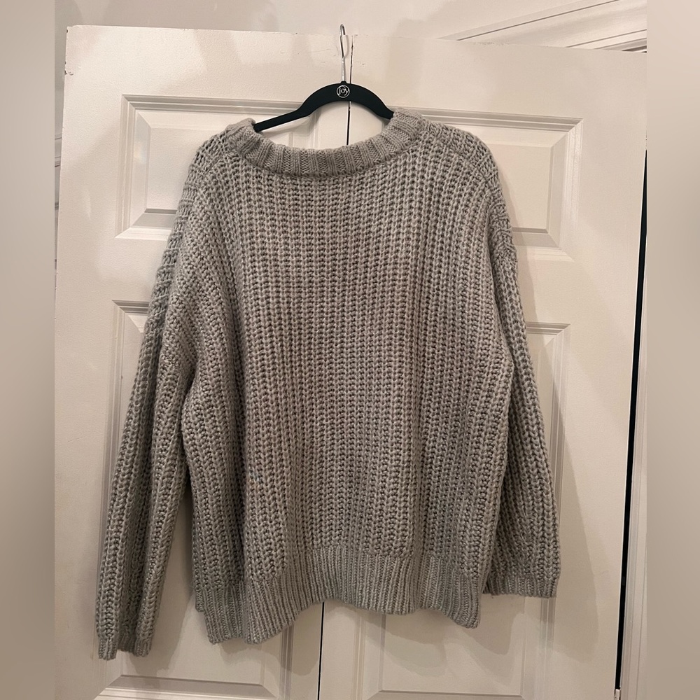 Women’s Oversized sweater light blue | target knit top sweater